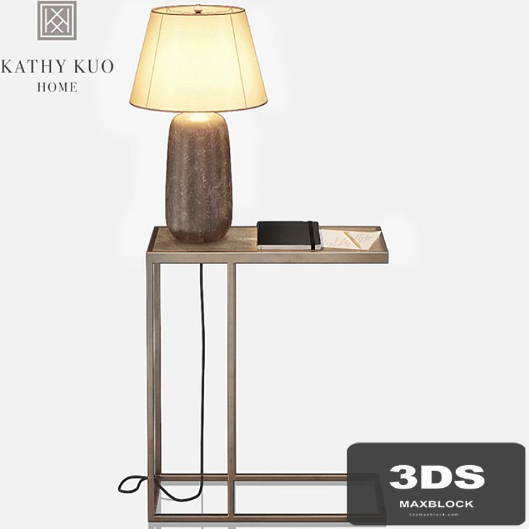 Kathy Kuo - Brass Side Table