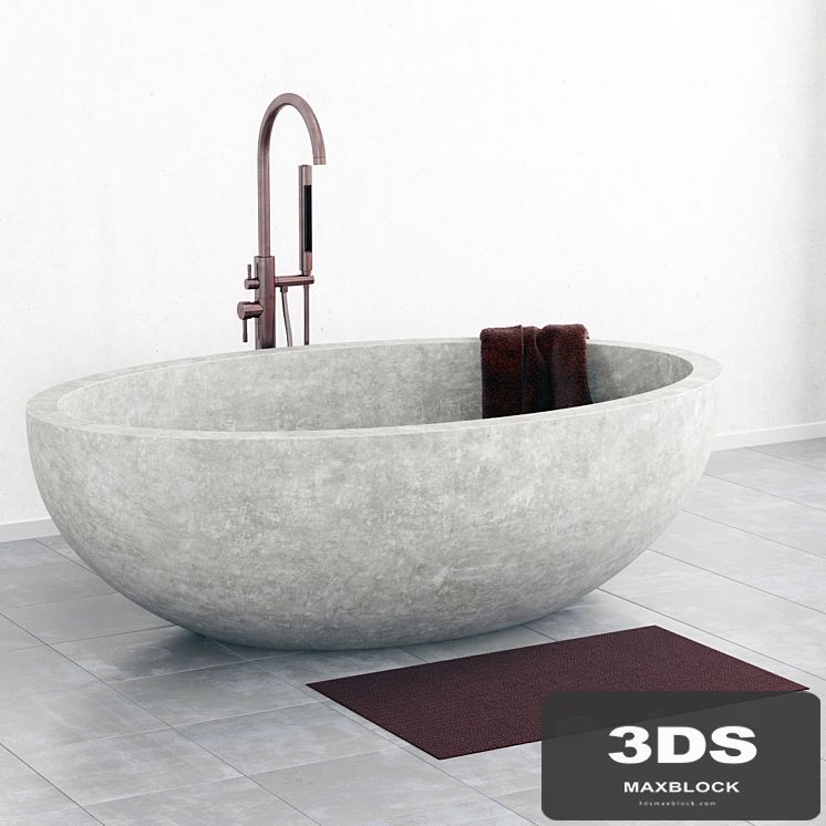 Bathroom stone wite