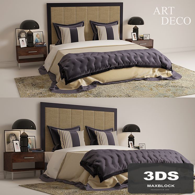 ART DECO BED_ 07