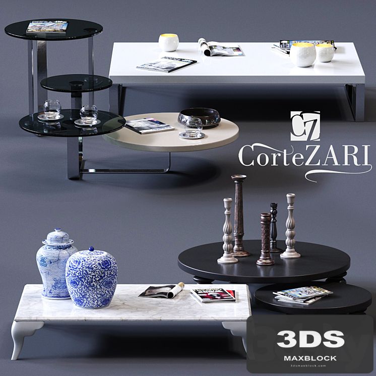 CorteZari Coffee Tables Set