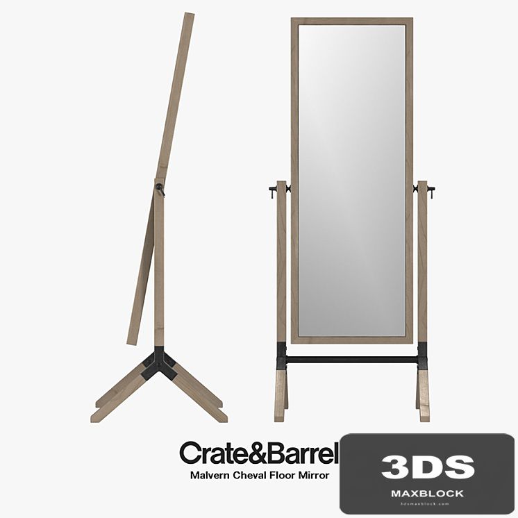 Crate & Barre - Malvern Cheval Floor Mirror