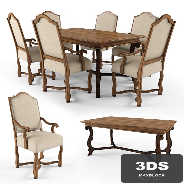 Century Furniture Table and Chairs