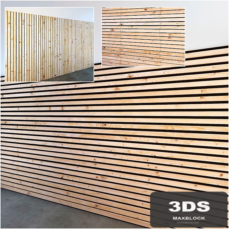 Wooden slats 4 options