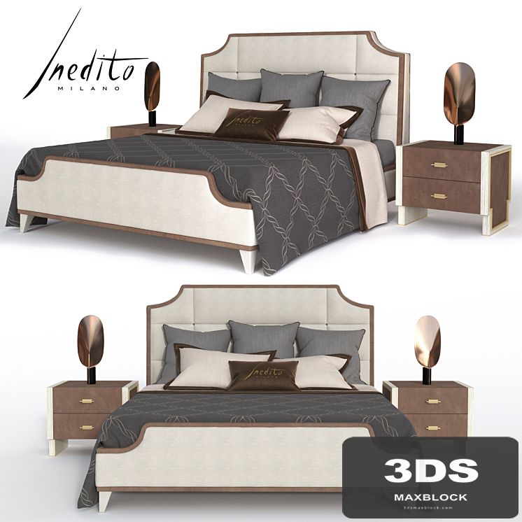 INEDITO ASNAGHI TIFFANY BED