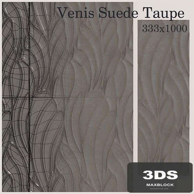 tile Venis Suede Taupe Matt
