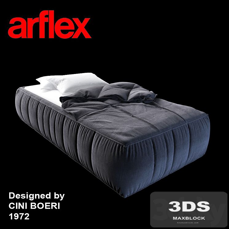 STRIPS bed designed by CINI BOERI 1972