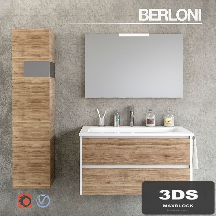 Bathroom set Berloni Form 08