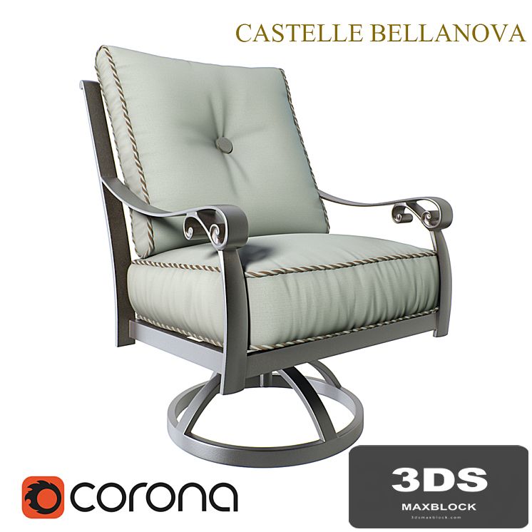 Bellnova cushioned swivel rocker