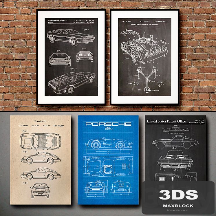 Picture in the frame. Collection 127. The car