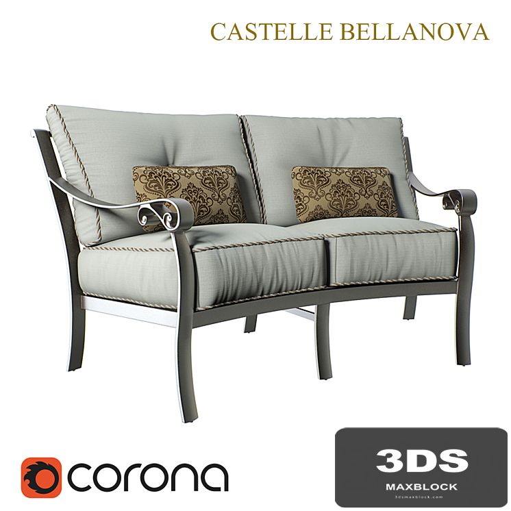 Bellanova Crescent Loveseat