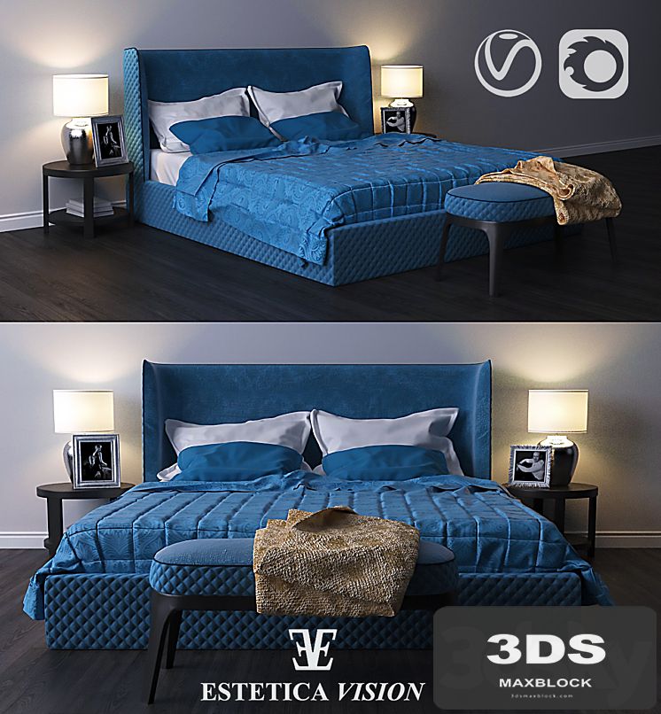 The MARSEILE bed from ESTETICA VISION