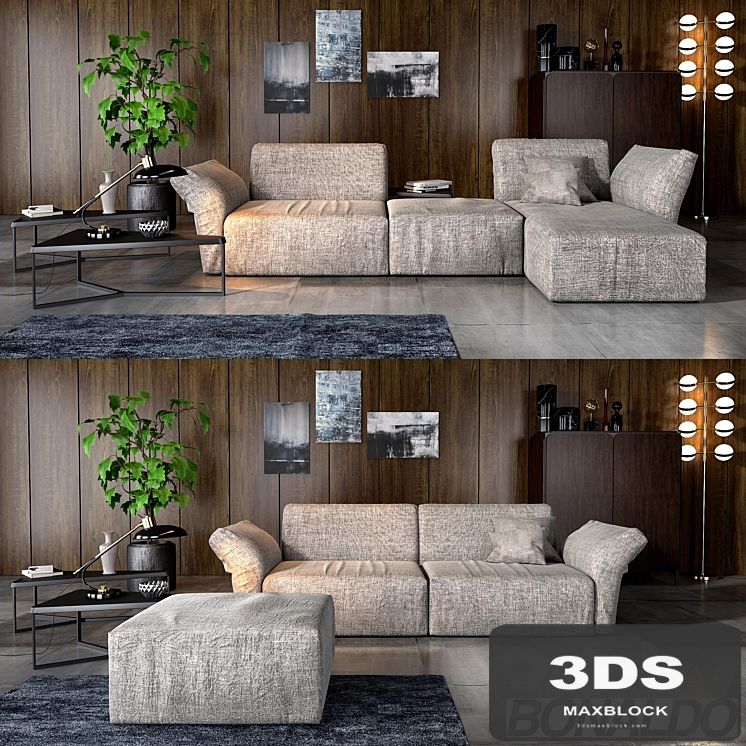 Bonaldo Cortina sofa