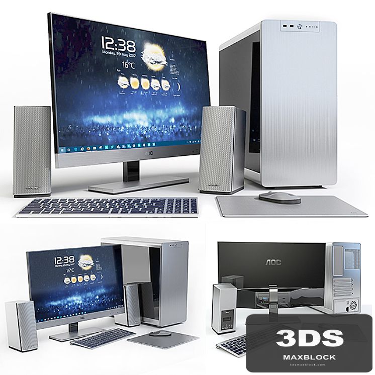 27 "AOC i2757Fm, housing JONSBO RM4 S, column Bose + peripherals
