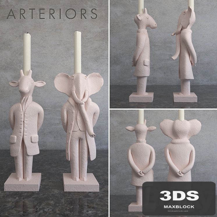 Arteriors Home Hamilton Candle Holders2013