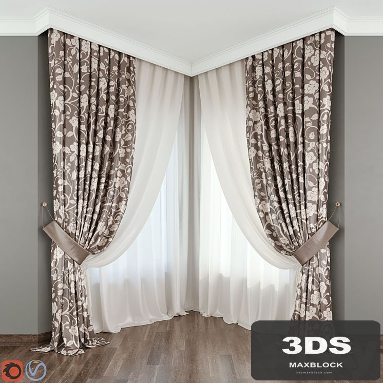 Classical curtain №4