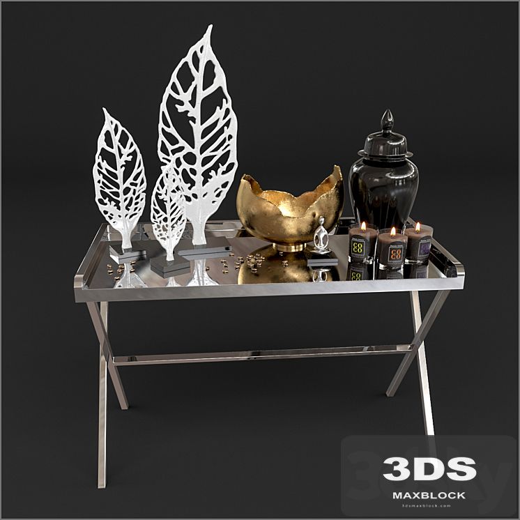 CONSOLE &amp; DECOR SET