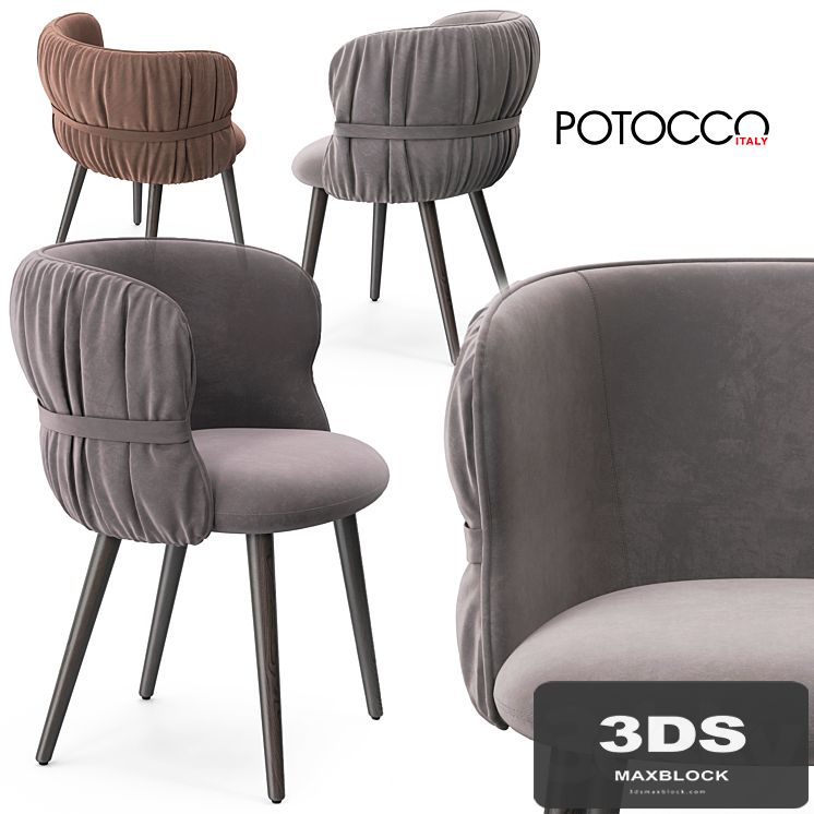 Potocco Coulisse armchair