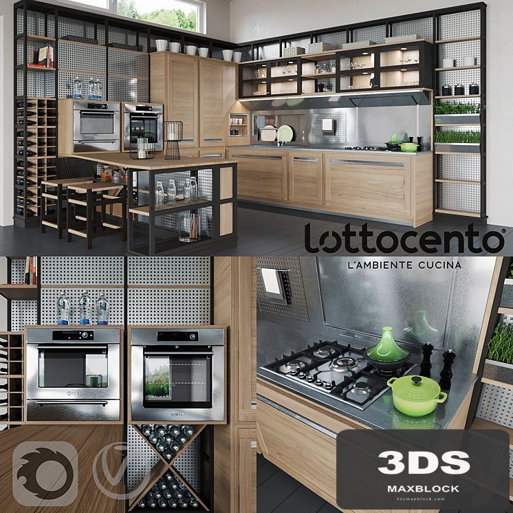 Roveretto kitchen by L'Ottocento