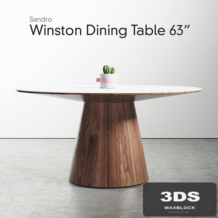 Winston Dining Table Sandro Veneer 63