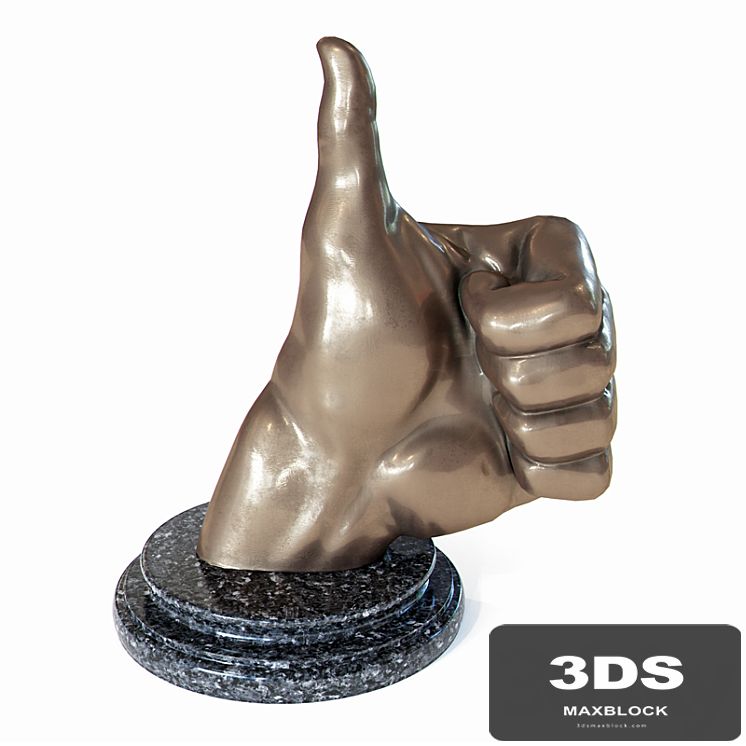 Figurine of the bronze hand