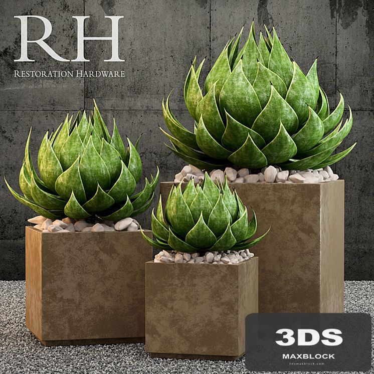 Restoration Hardware metera planter