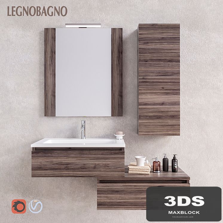 Set of bathroom furniture Componibile 1