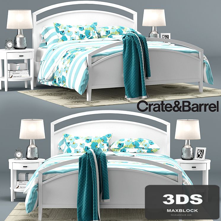 Arch White bed Collection, Crate&Barrel