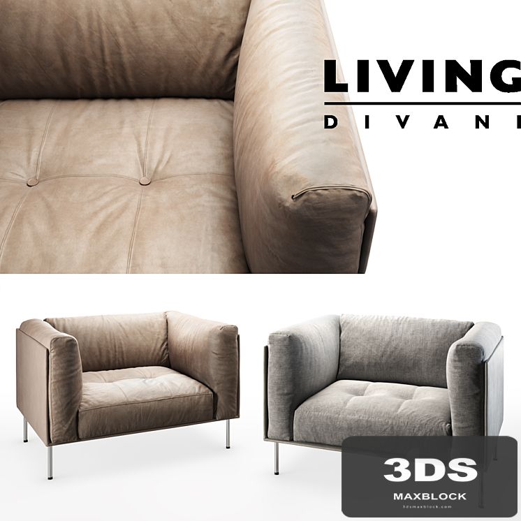 Living divani rod chair