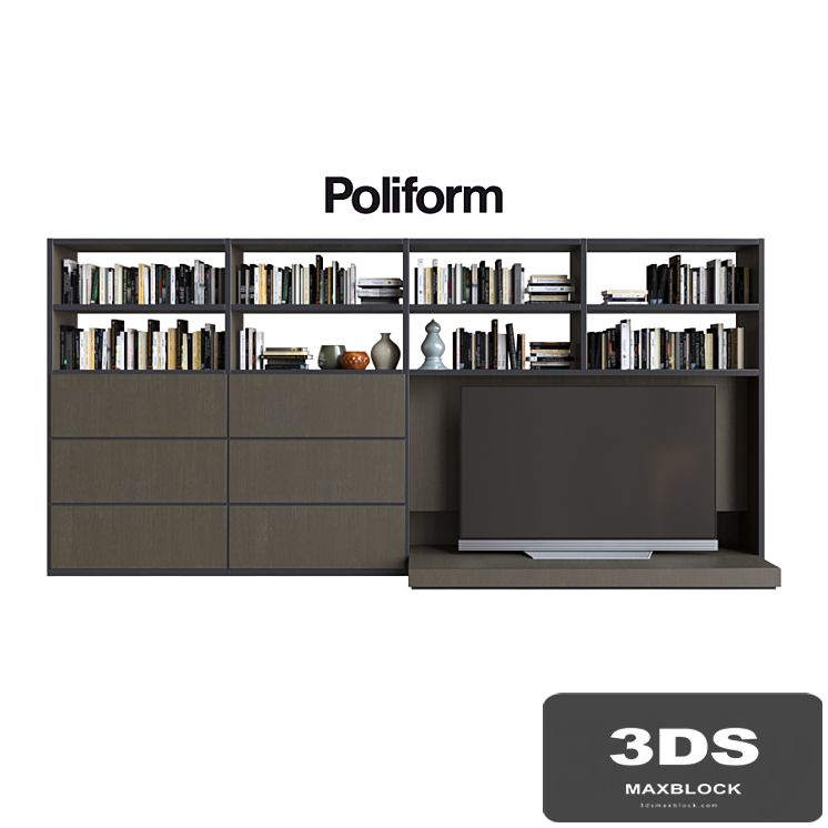 POLIFORM VARENNA SISTEMI GIORNO WALL SYSTEM 11