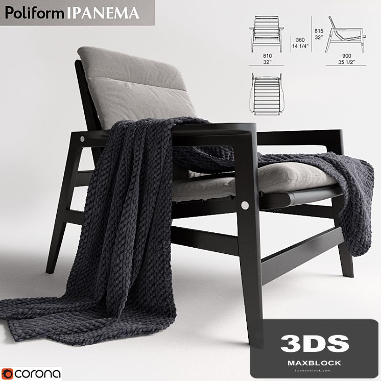 ARMCHAIRS - POLIFORM | Ipanema