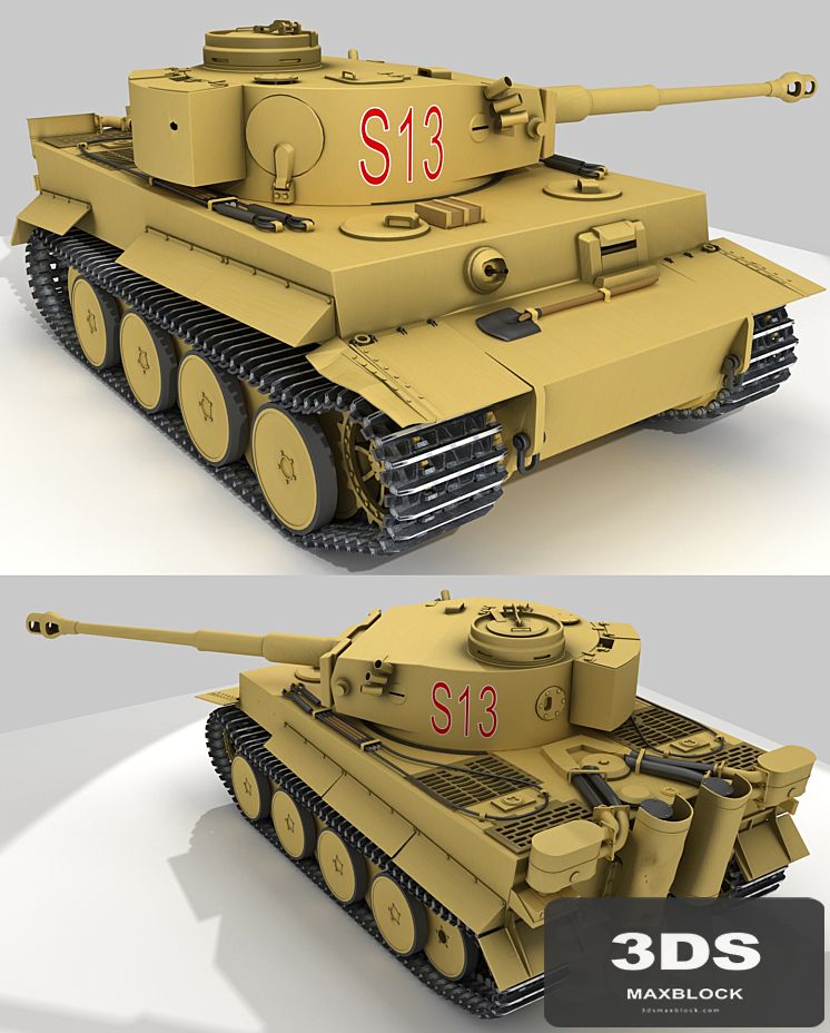 German heavy tank Tiger I Ausf E Pz. VI