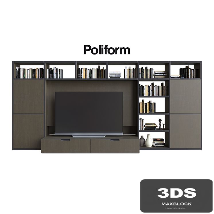 POLIFORM VARENNA SISTEMI GIORNO WALL SYSTEM 13