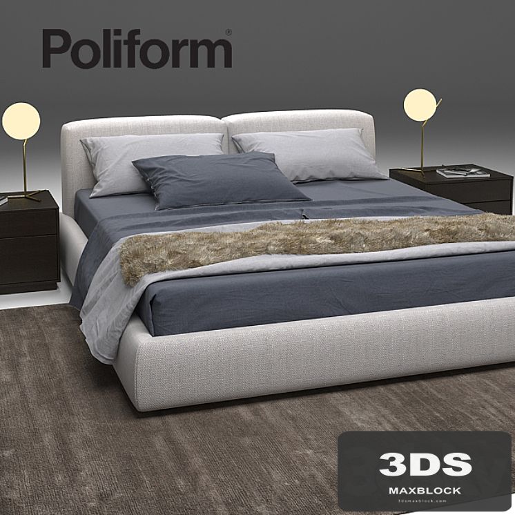 Bolton Bed Poliform