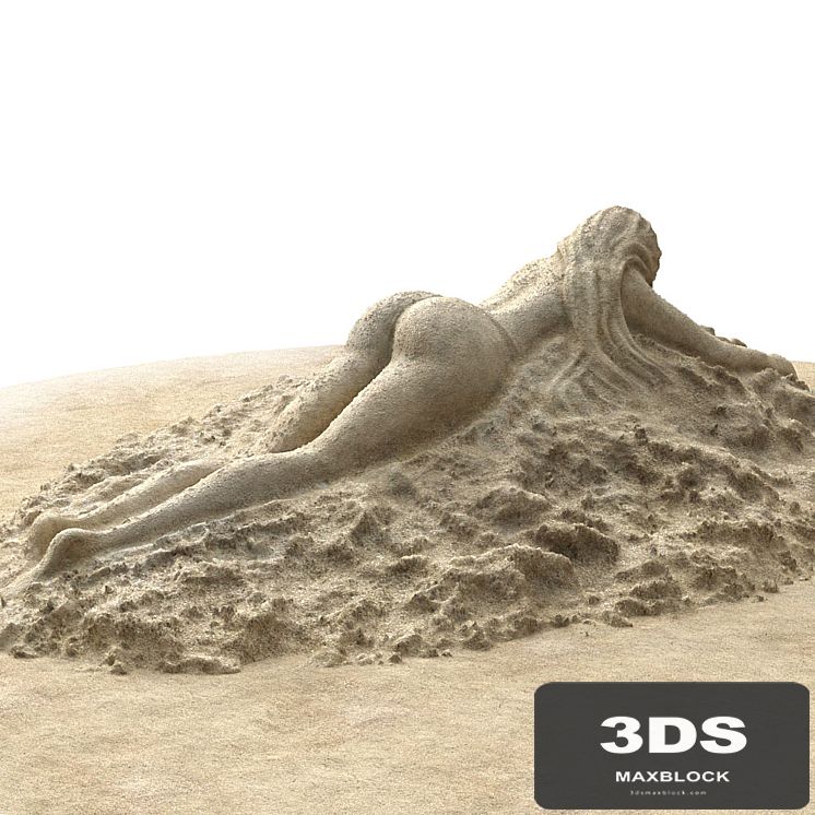 Figure of sand
