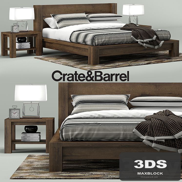 Big Sur Bed Collection, Crate&Barrel