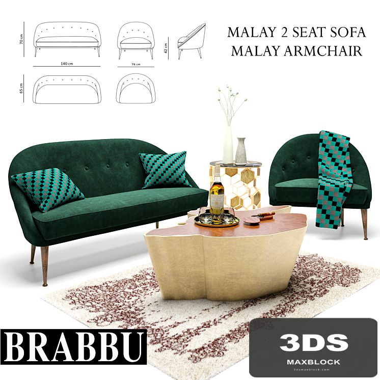 Furniture set Brabbu