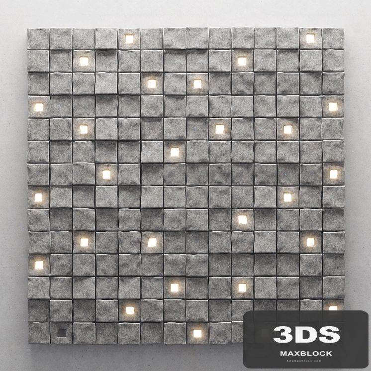 Panel stone cube