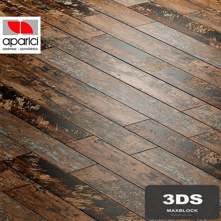 Porcelain stoneware Aparici collection SONAR DARK NATURAL