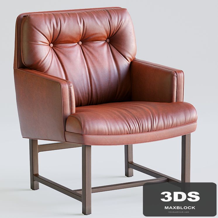 Edward Wormley_Red Armchair