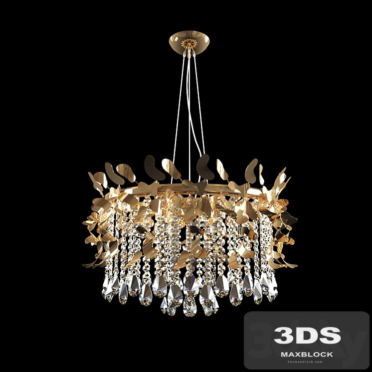 Chandelier pendant Crystal Lux Romeo SP6 GOLD