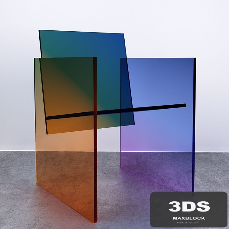 Ombr Glass Chair