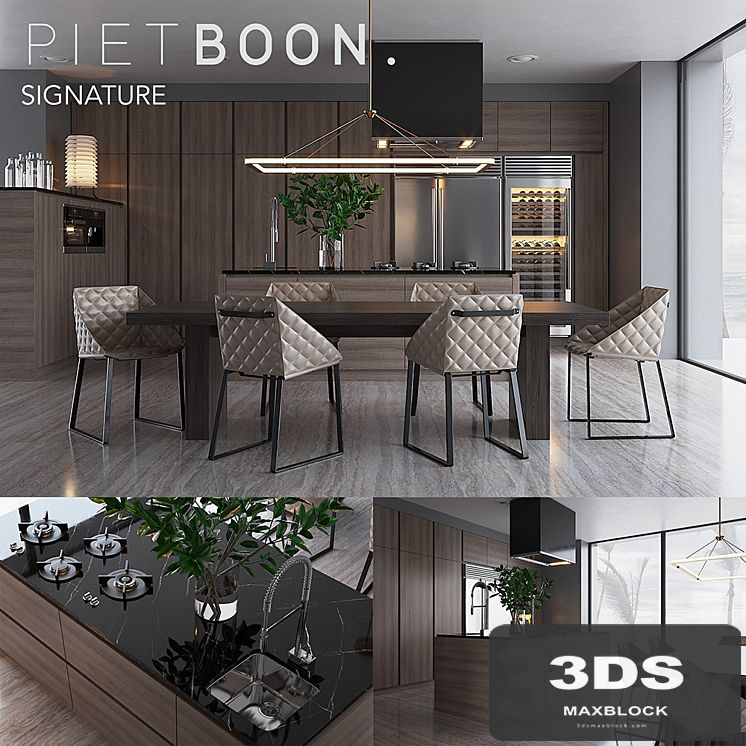 Kitchen Piet Boon SIGNATURE (vray GGX, corona PBR)