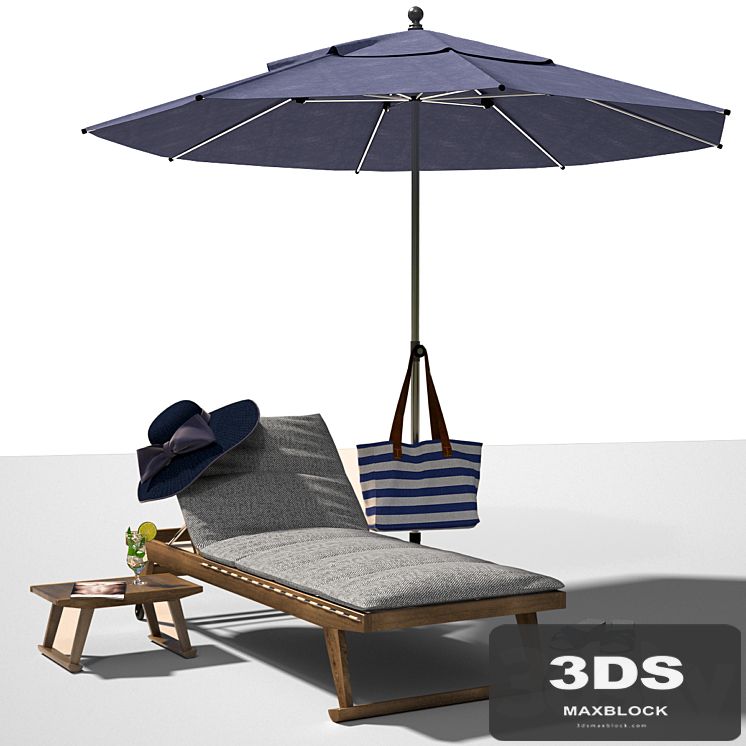GIO Garden chaise longue
