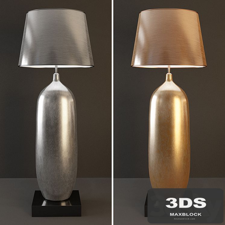 Maxlight Class floor lamp (silver and gold)