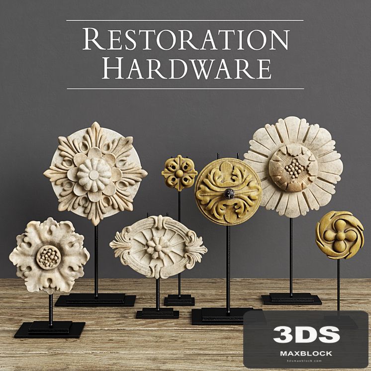Restoration Hardware Architectural Ornaments