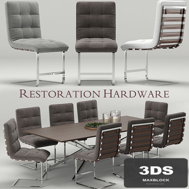Spyder-Rossi desk-chair, RH Modern