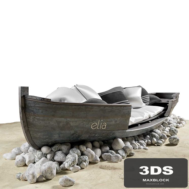 Boat for beach holidays