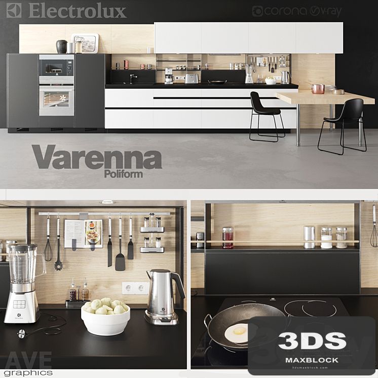 AVE Electrolux volume &amp; Poliform Varenna kitchen