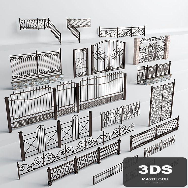Wrought iron fences