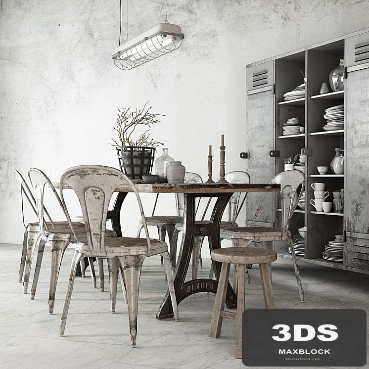 TABLE&CHAIRS SET